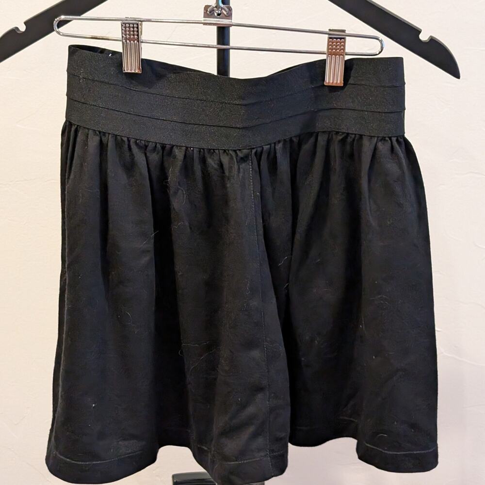 Black Pleated Skirt